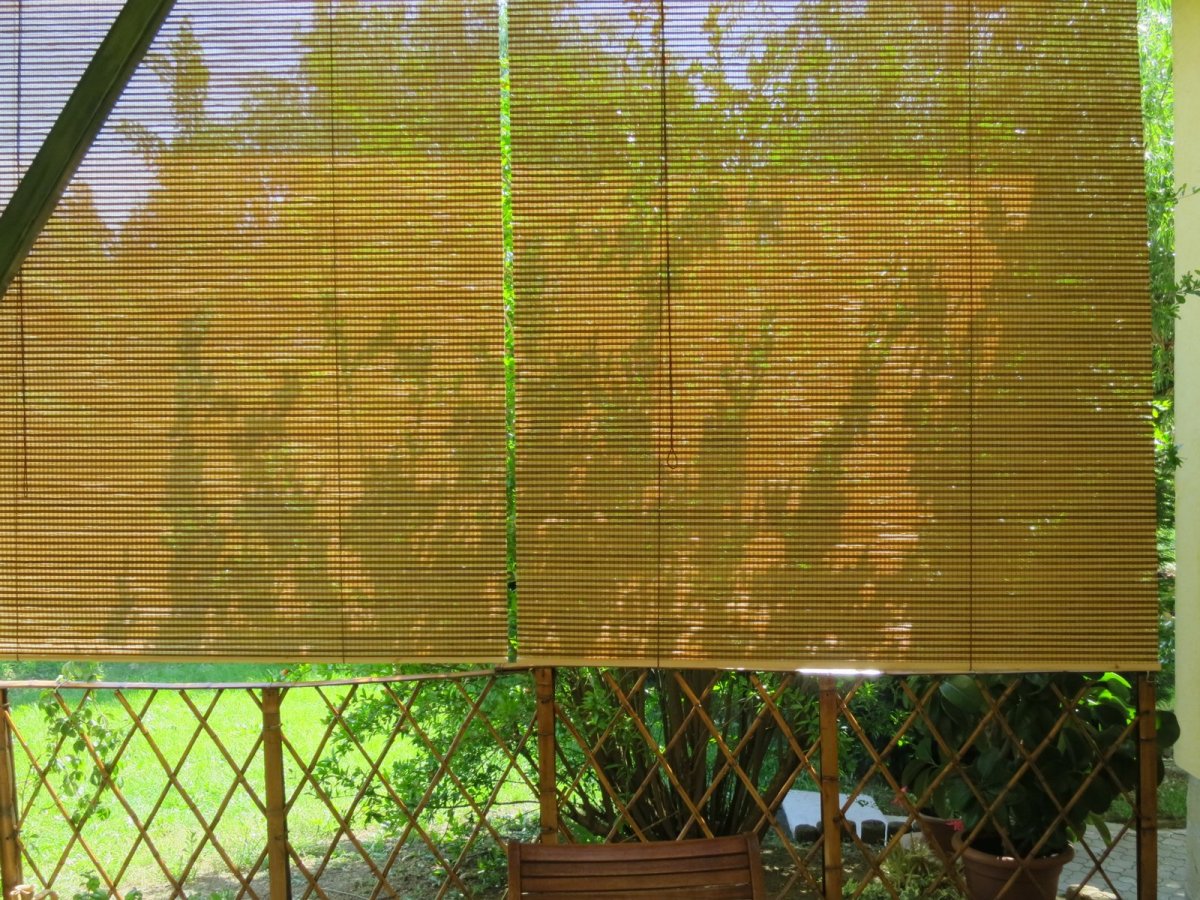 bambusz árnyékolás kültéren